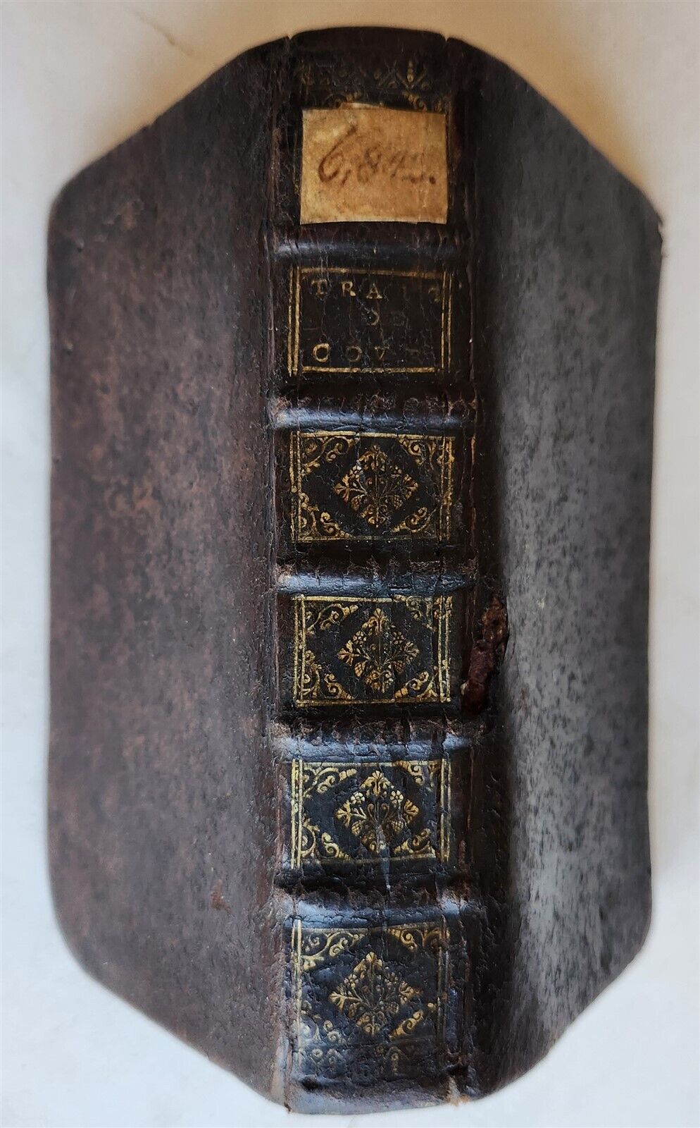 1658 TRAITE de la COUR ou INSTRUCTION des COURTISANS antique in FRENCH