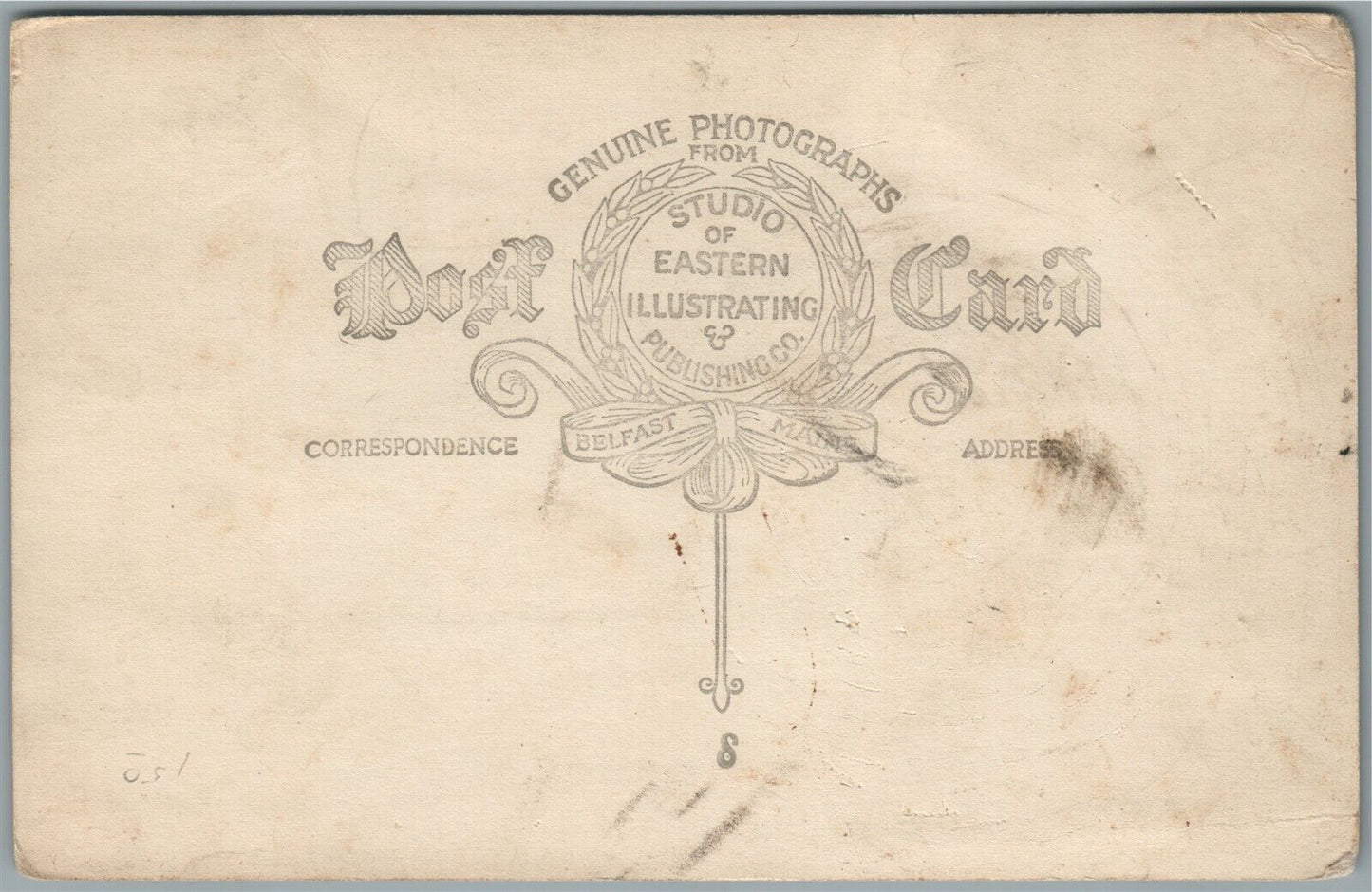 BETHEL INN ME ANTIQUE REAL PHOTO POSTCARD RPPC