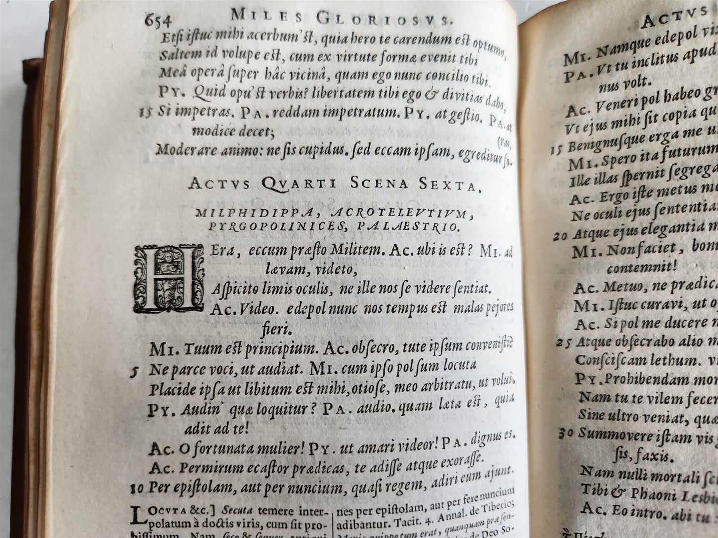 1645 COMEDIES by PLAUTUS antique