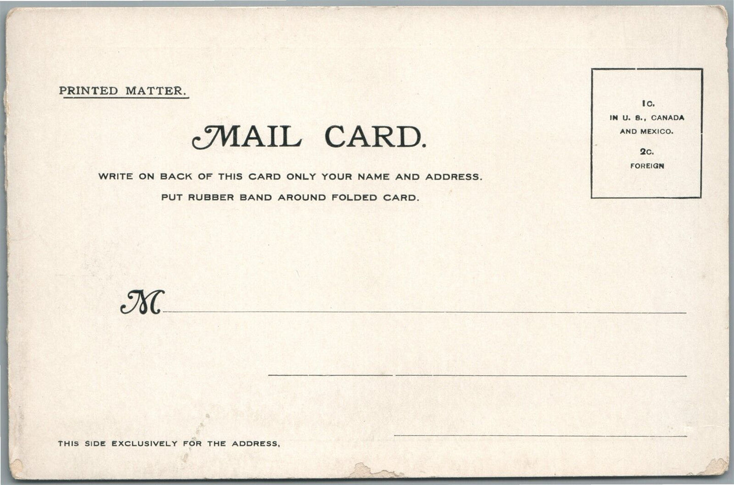 STROUDSBURG PA NATIONAL BANK & MAIN STREET ANTIQUE POSTCARD