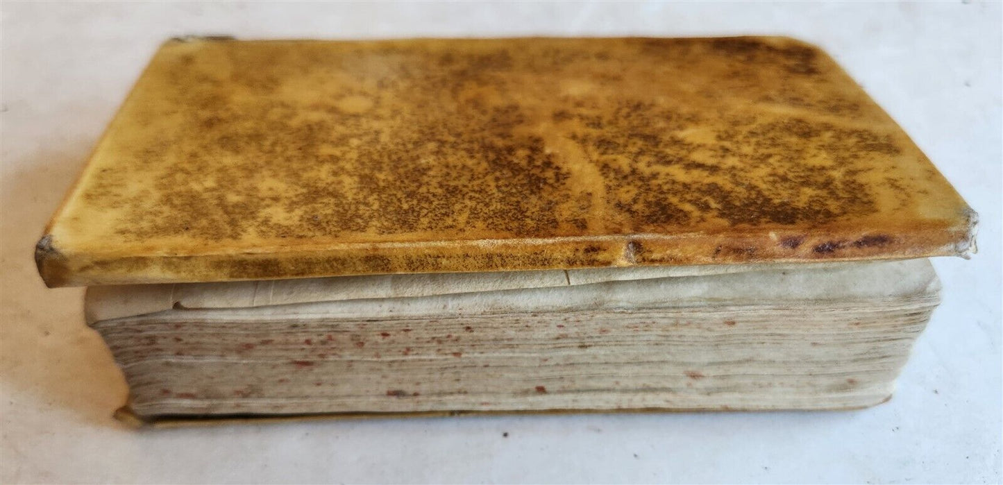 1705 MEDITATIONI SOPRA LA VITA di GIESU antique vellum bound