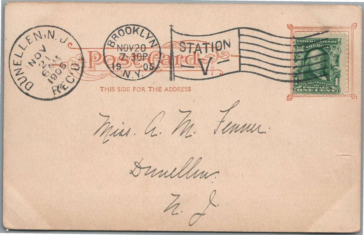 BROOKLYN NY UNION LEAGUE CLUB ANTIQUE POSTCARD