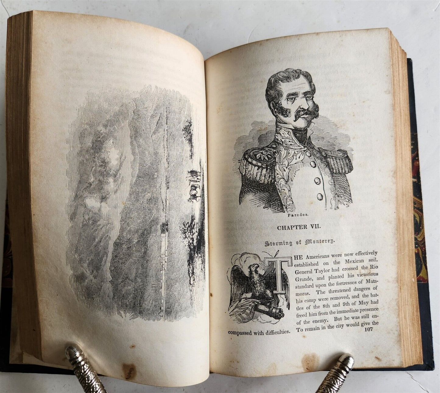 1847 LIFE of MAJOR GENERAL ZACHARY TAYLOR by JOHN FROST antique AMERICANA