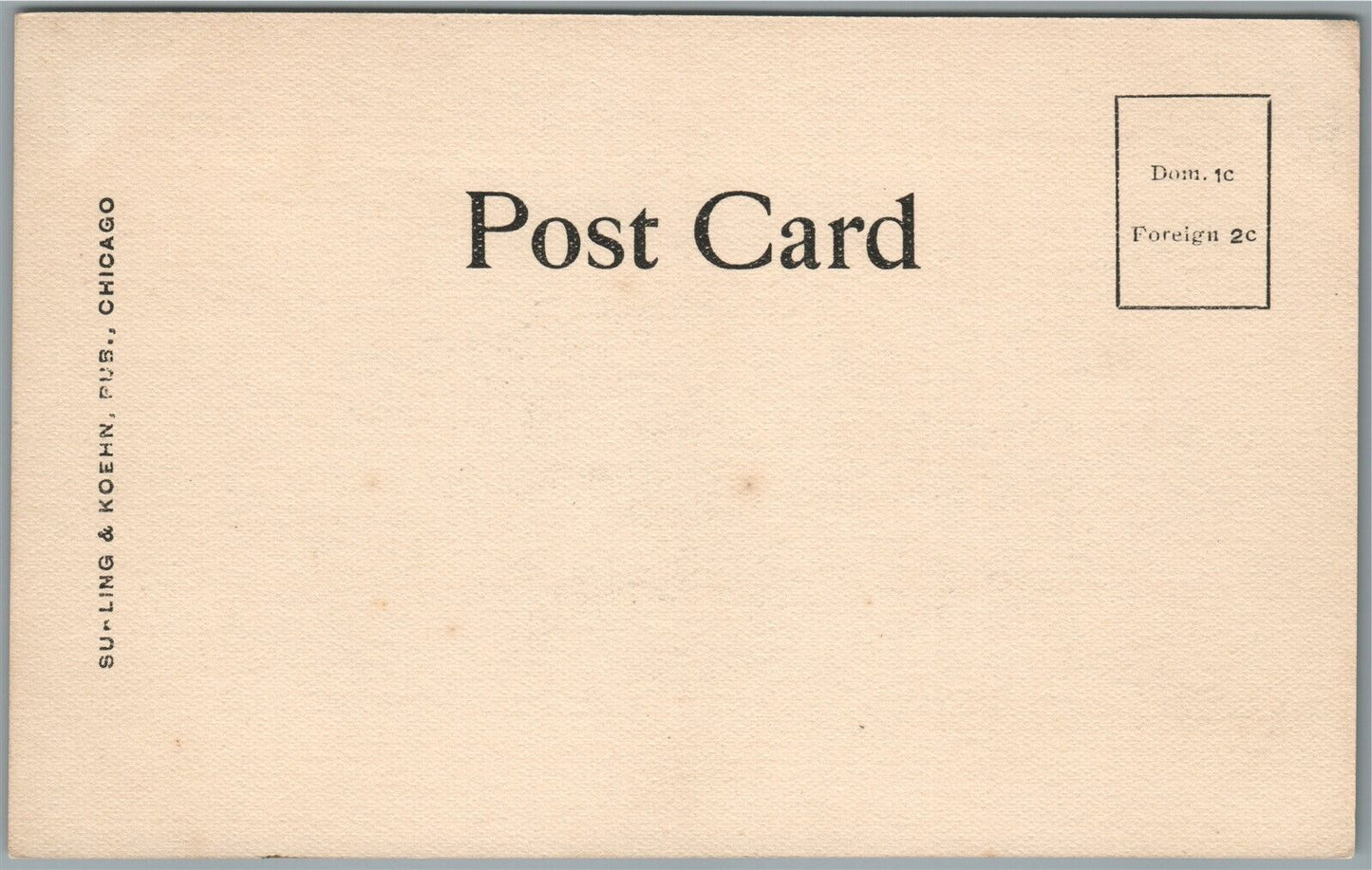 CHICAGO IL UNION STOCK YARDS EXCHANGE AVENUE ANTIQUE POSTCARD