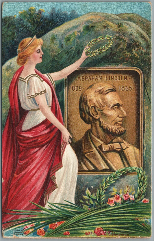 ABRAHAM LINCOLN MEMORIAL ANTIQUE POSTCARD