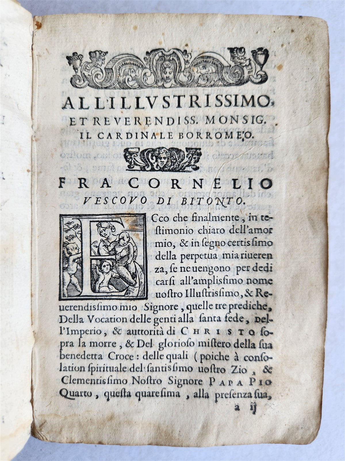 1581 SERMONS by MUSSO COPRNELIO antique 16th CENTURY vellum ILLUSTRATED scarce