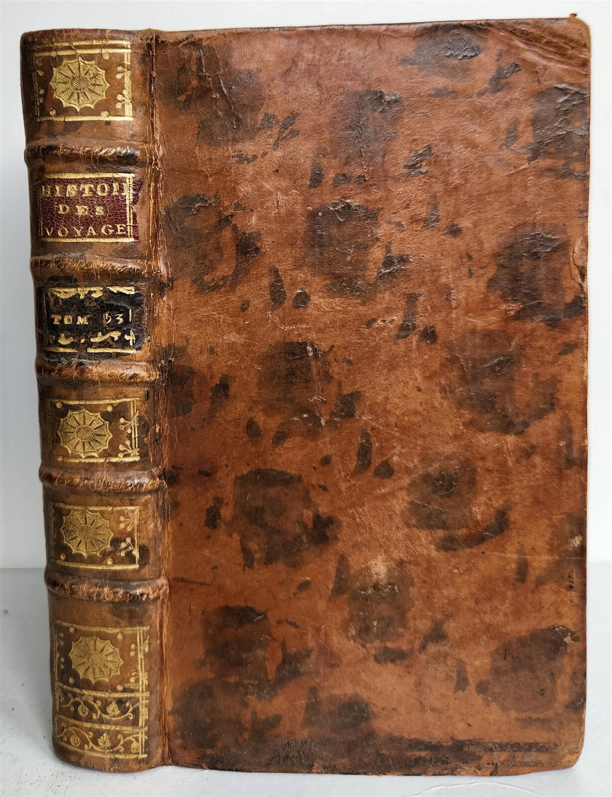 1758 HISTOIRE des VOYAGES VOL. 53 antique illustrated AMAZON RIVER - ARGENTINA