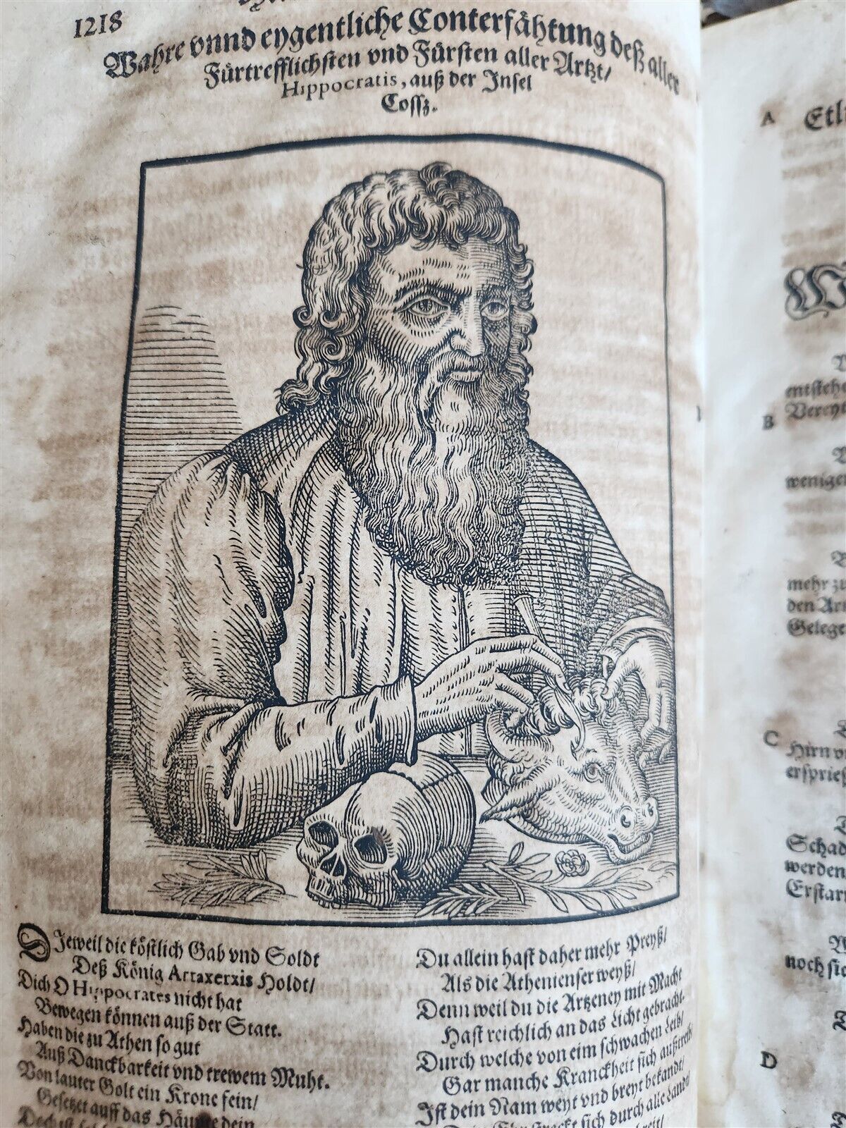 1601 WOUND MEDICINE antique ILLUSTRATED WundArtzney oder Artzney spiegell FOLIO