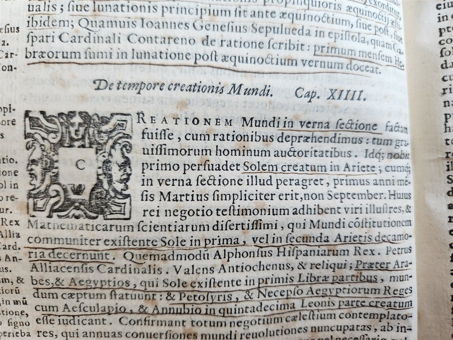 1599 THEOLOGICAL MATHEMATICAL NATURAL WORK AGAINST JEWS HERETICS antique VELLUM