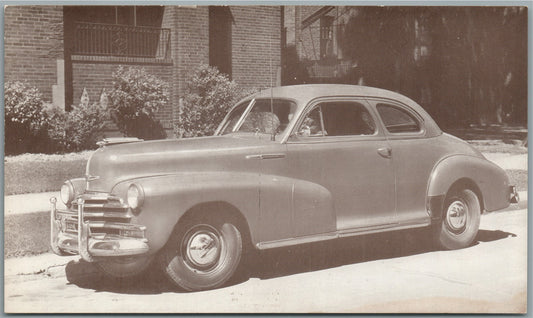 1947 CHEVROLET STYLEMASTER VINTAGE POSTCARD