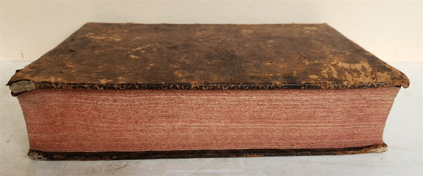 1731 BIBLE CONCORDANCE in LATIN antique FOLIO Concordantiae Bibliorum