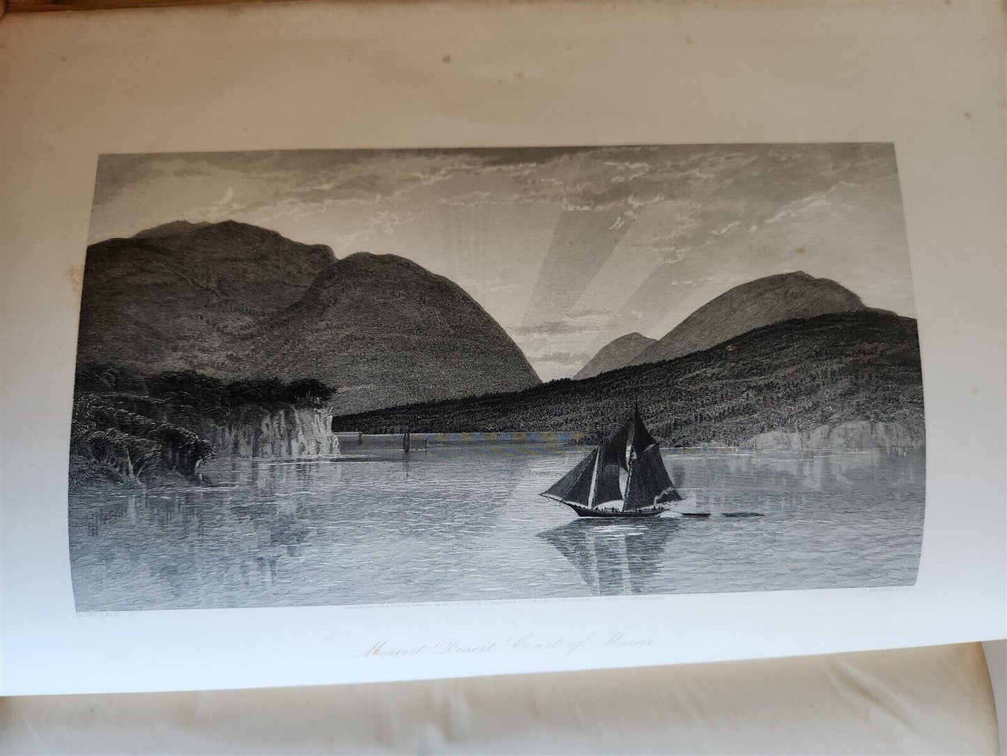 1874 PICTURESQUE AMERICA by WILLIAM BRYANT 2 FOLIO VOLUMES ILLUSTRATED antique