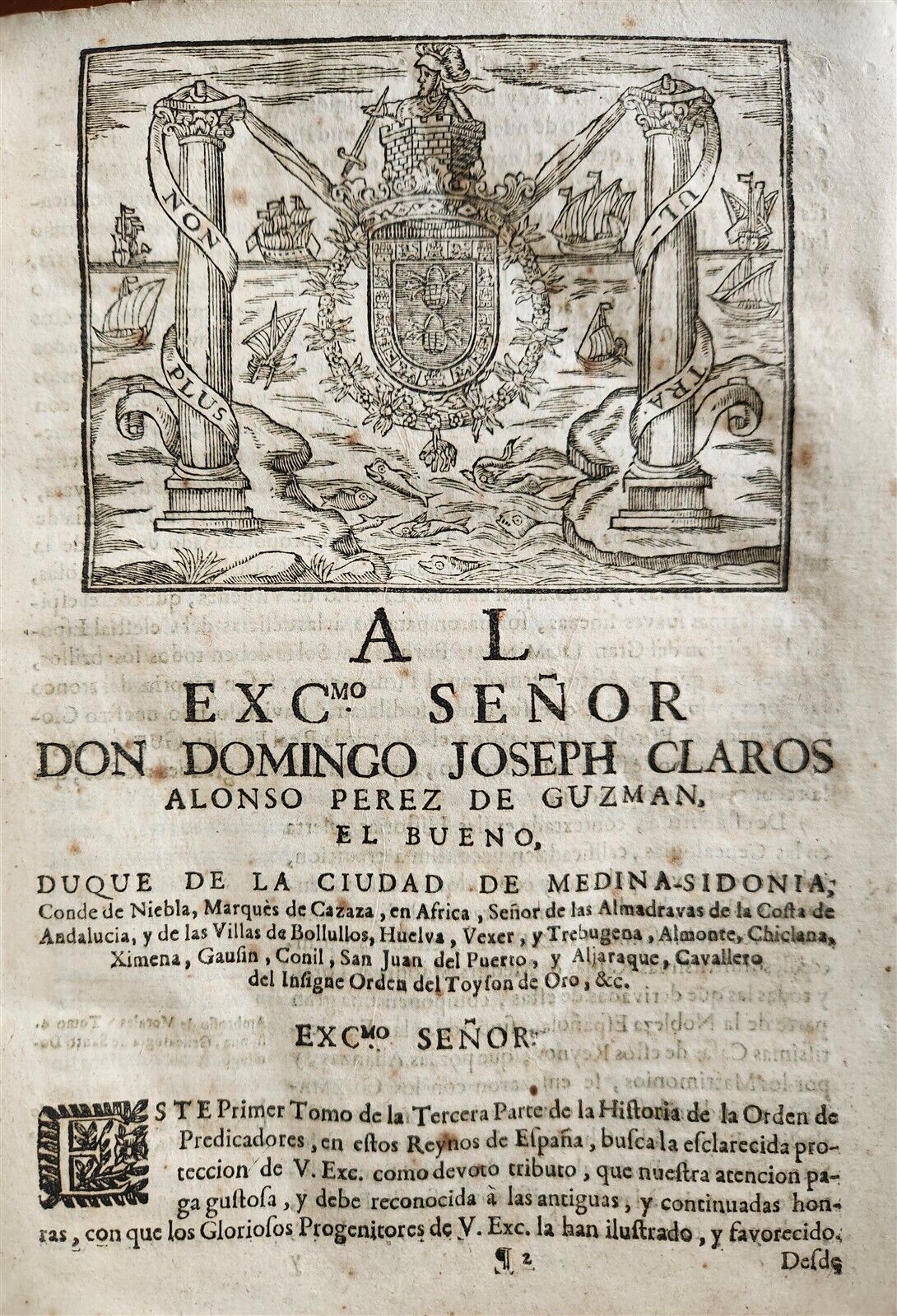 1725-34 HISTORY of SPAIN 5 VOLUMES antique VELLUM BOUND in SPANISH