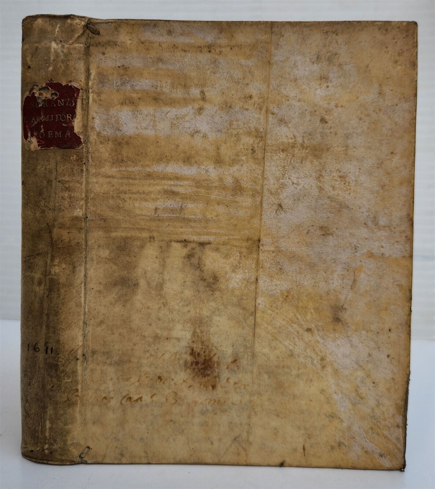 1611 LO ARMIDORO di GIOVANNI SORANZO antique ITALIAN POETRY VELLUM BINDING