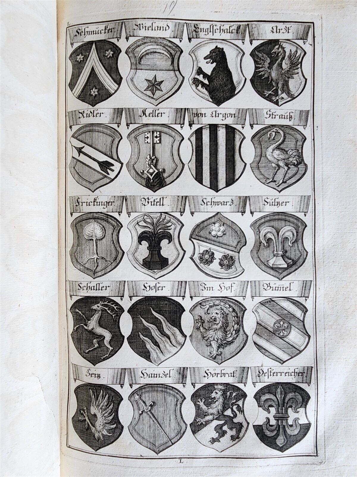 1725 HISTORY of Holy Roman Empire' CITY of AUGSBURG REGIMENT antique ILLUSTRATED