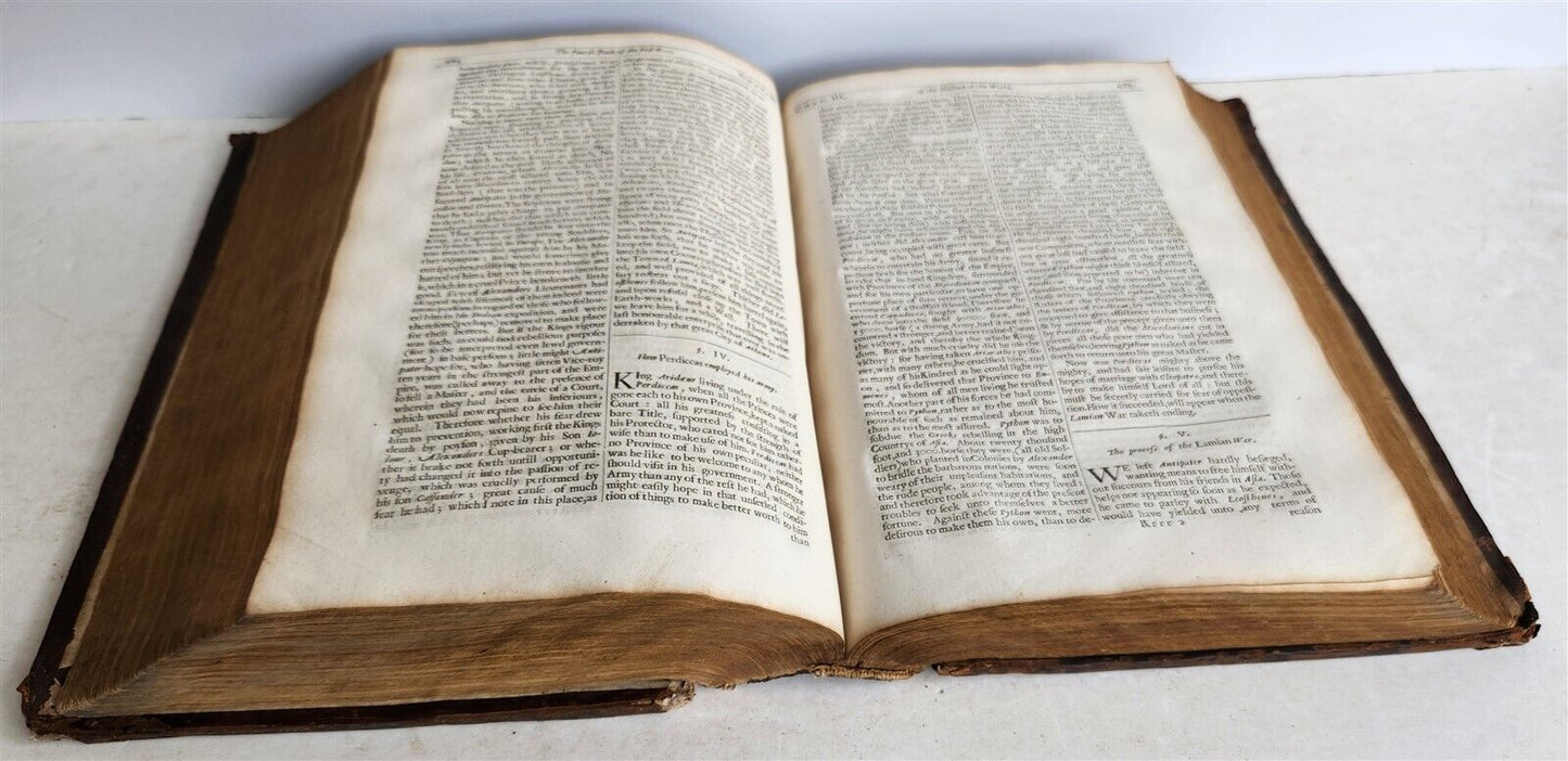 1666 HISTORY OF THE WORLD by WALTER RALEIGH antique ILLUSTRATED FOLIO w/ 8 MAPS