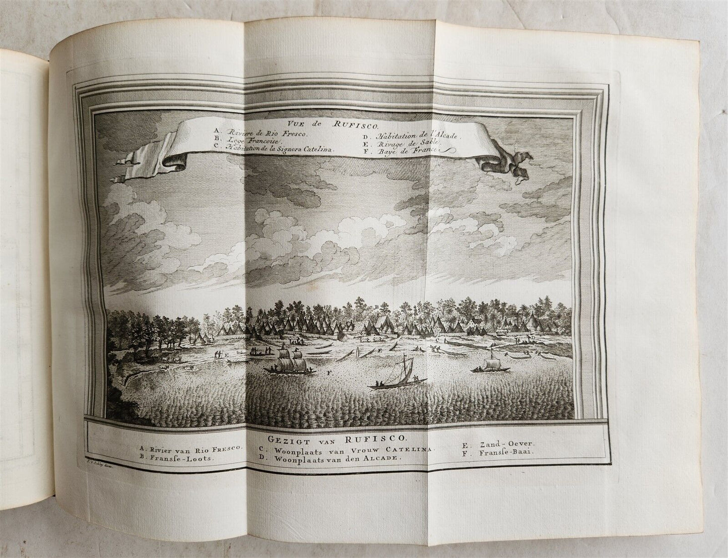 1747 TRAVELS TO AFRICA antique Histoire generale des voyages vol. 3 ILLUSTRATED