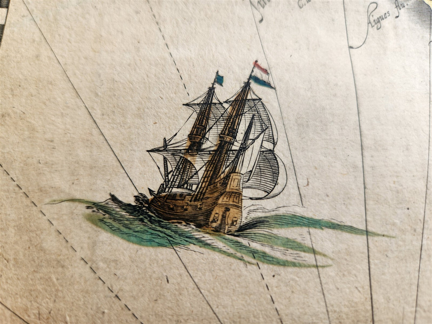 1640 MAP of VALENTIA SPAIN by WILLEM BLAEU antique AUTHENTIC hand colored