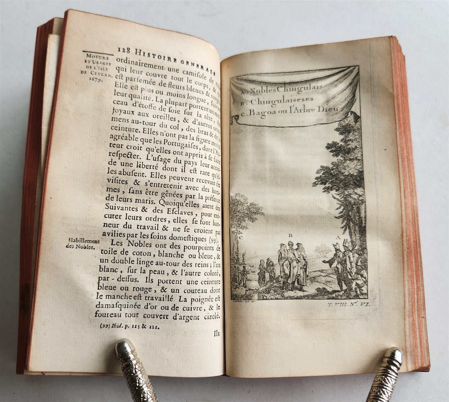 1750 HISTOIRE des VOYAGES antique Vol.32 CEYLON & MADAGASCAR TRAVELS illustrated