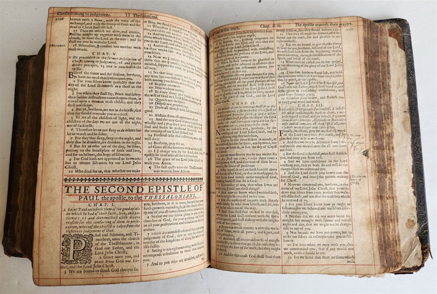 1635 BIBLE in ENGLISH antique