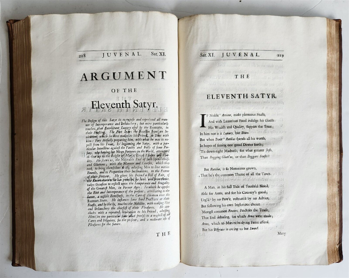 1693 JUVENAL & PERSIUS THE SATYRES 1st DRYDEN EDITION antique FOLIO in ENGLISH