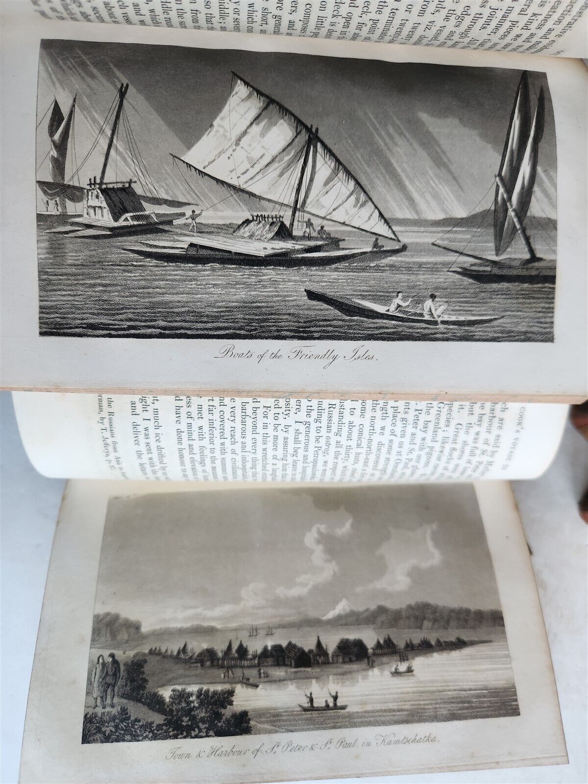 1821 3 VOYAGES of CAPTAIN COOK 7 vols ILLUSTRATED antique in ENGLISH