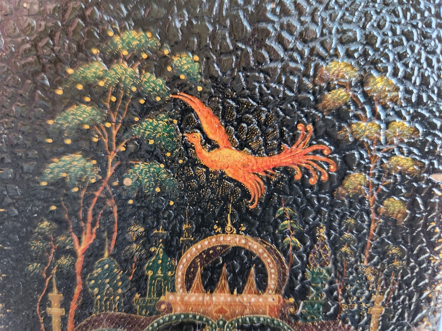 RUSSIAN PALEKH SCHOOL AMAZING QUALITY VINTAGE pre-WAR LACQUER BOX