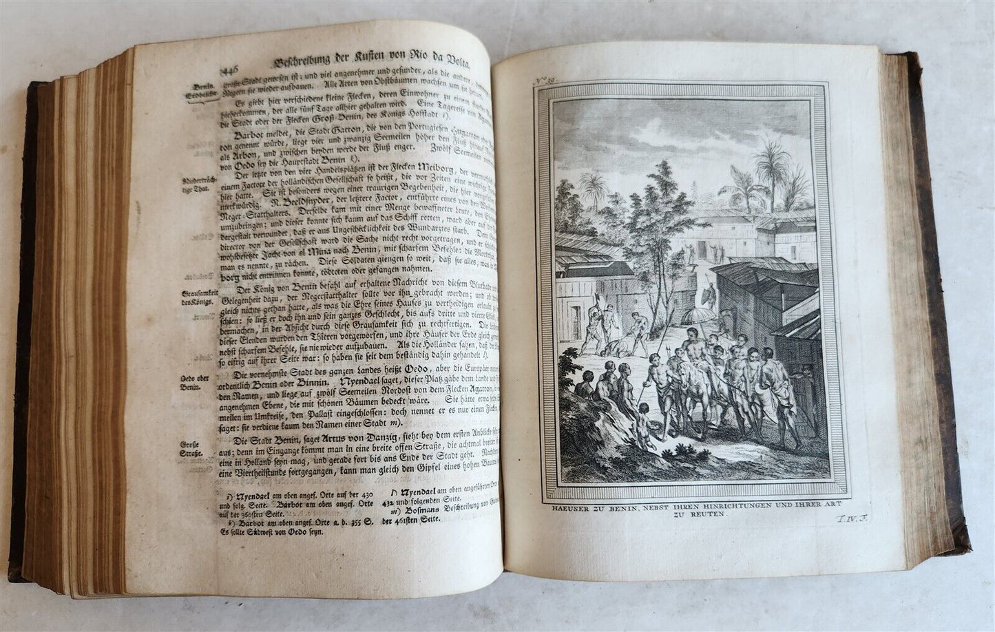 1749 TRAVELS HISTORY ILLUSTRATED antique AFRICA Guinea Benin Angola Loango Congo