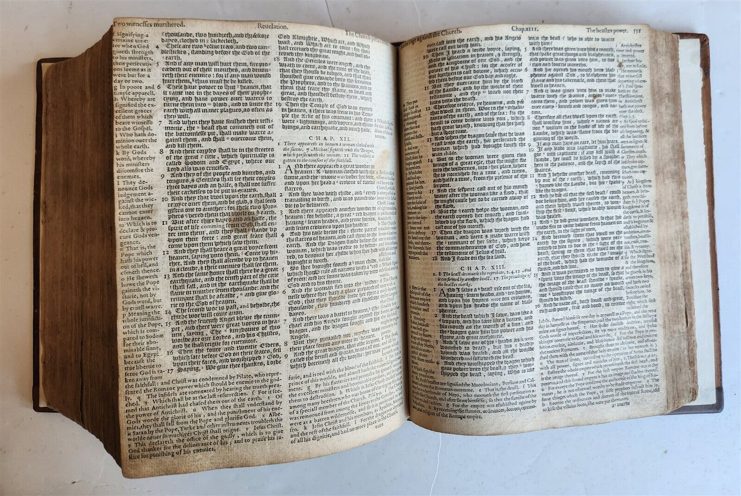 1585 GENEVA BIBLE in ENGLISH antique Old & New Testament 16th CENTURY C. BARKER