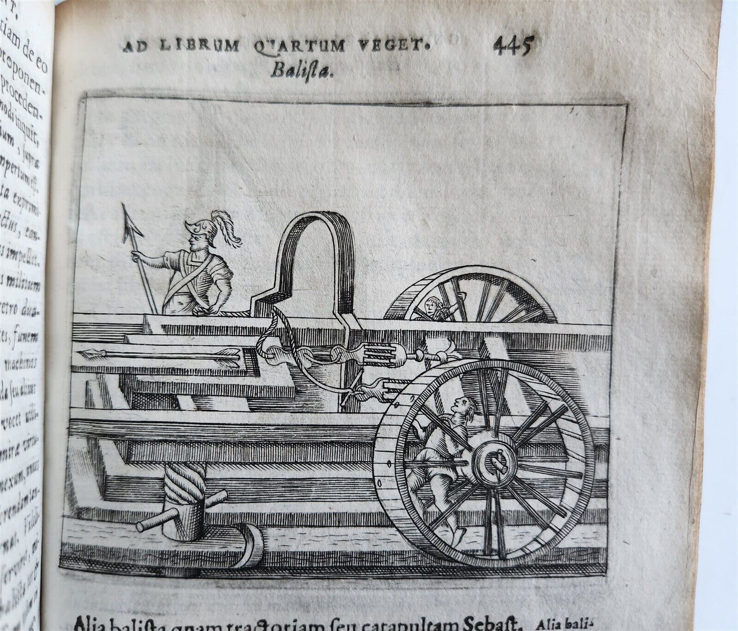 1670 MILITARY HISTORY ILLUSTRATED antique VELLUM BOUND