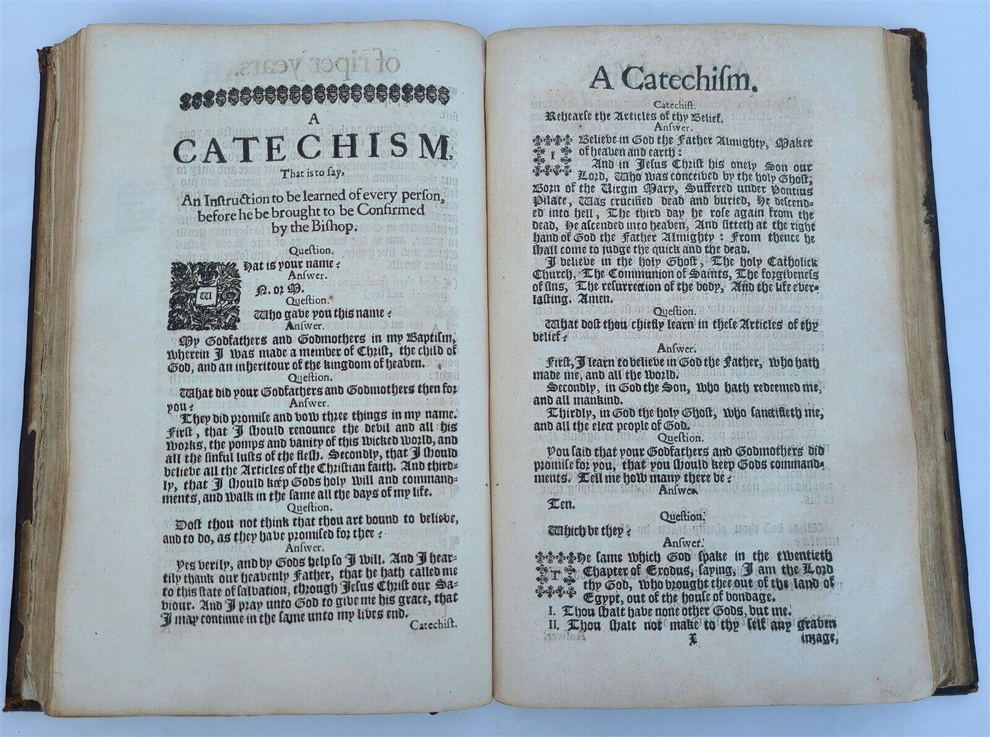 1669 BOOK of COMMON PRAYER w/ 1672 PSALTER antique FOLIO in ENGLISH rare