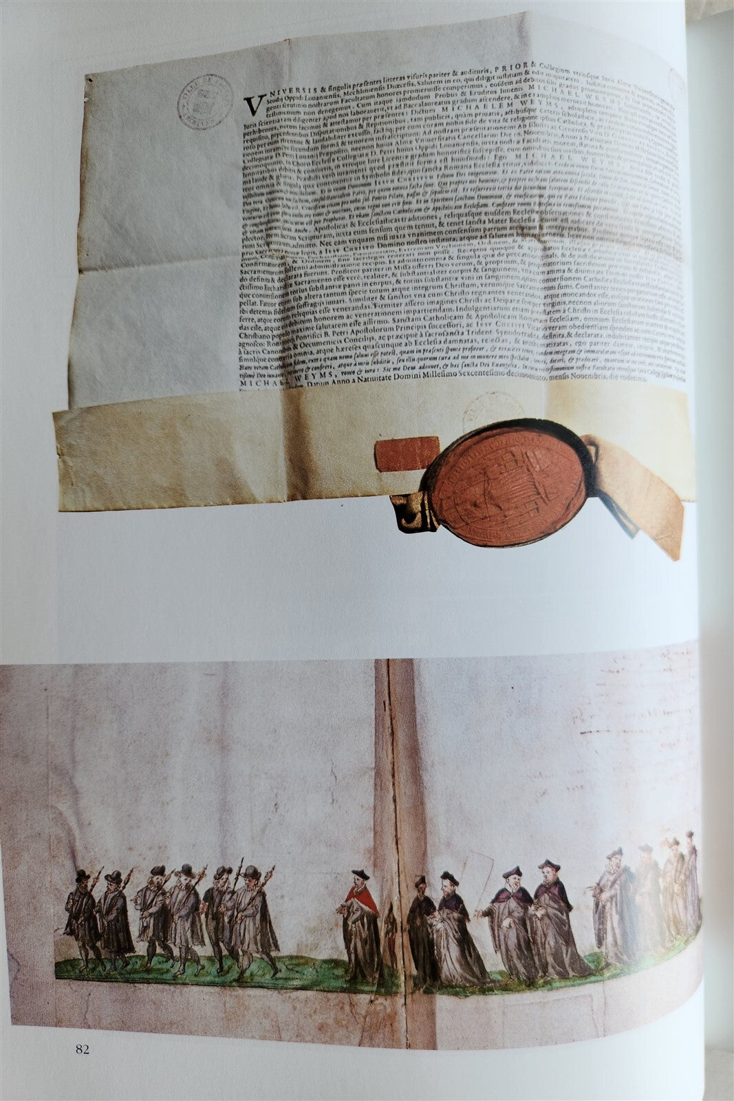 1990 LEUVEN UNIVERSITY 1425-1985 ILLUSTRATED FOLIO