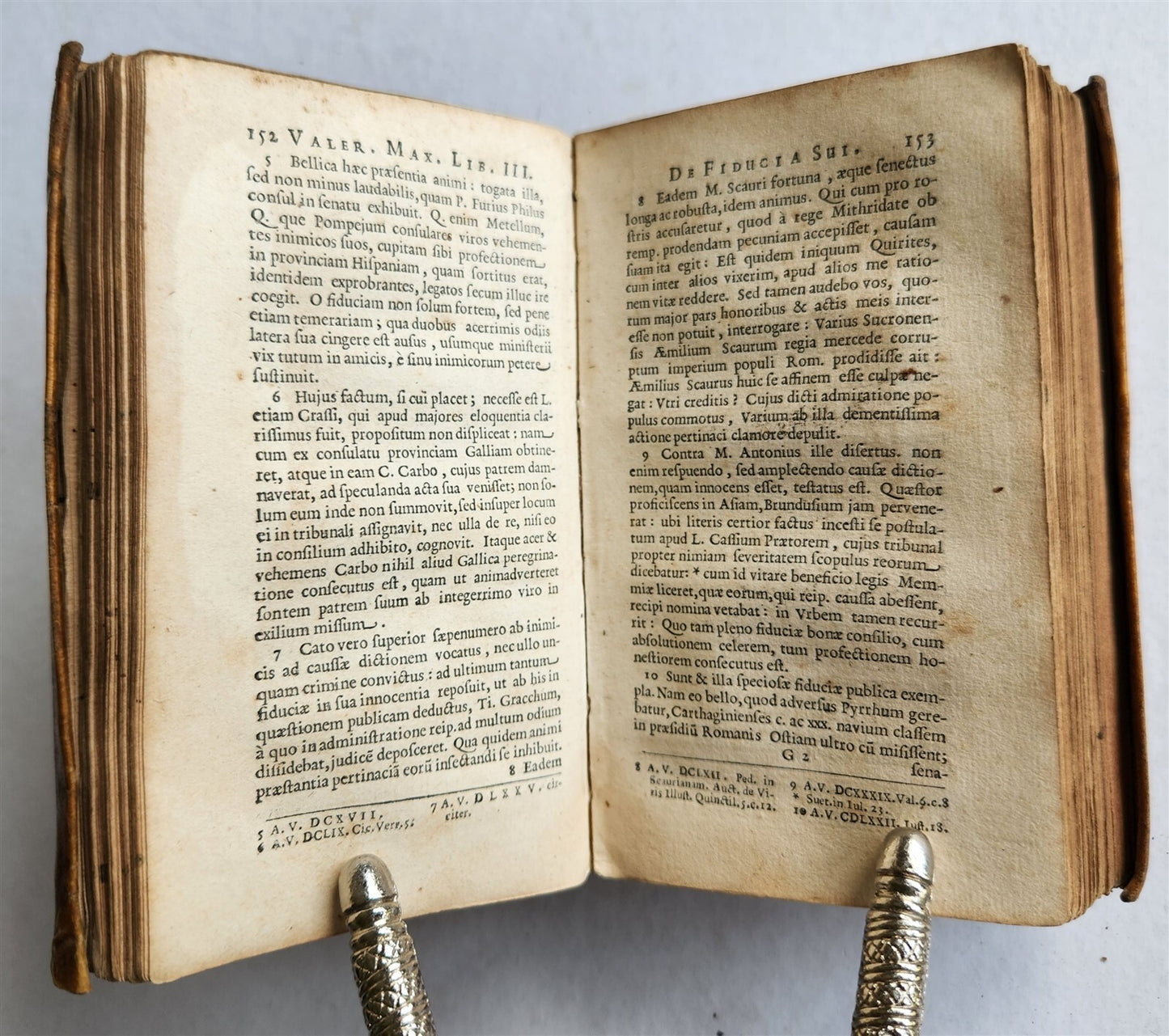 1690 VALERII MAXIMI Dictorum Factorumque Memorabilium antique VELLUM BINDING