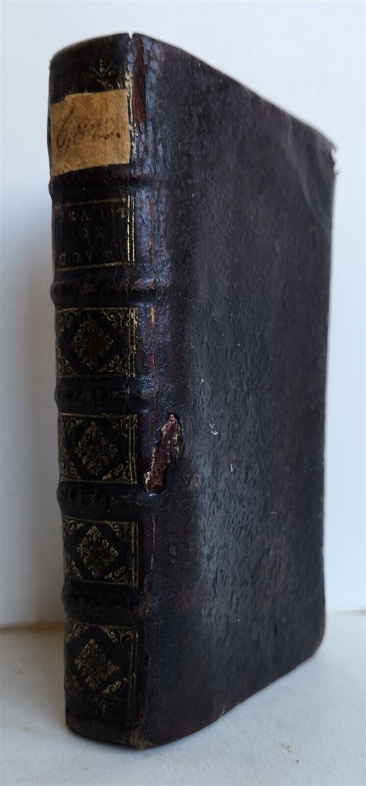 1658 TRAITE de la COUR ou INSTRUCTION des COURTISANS antique in FRENCH