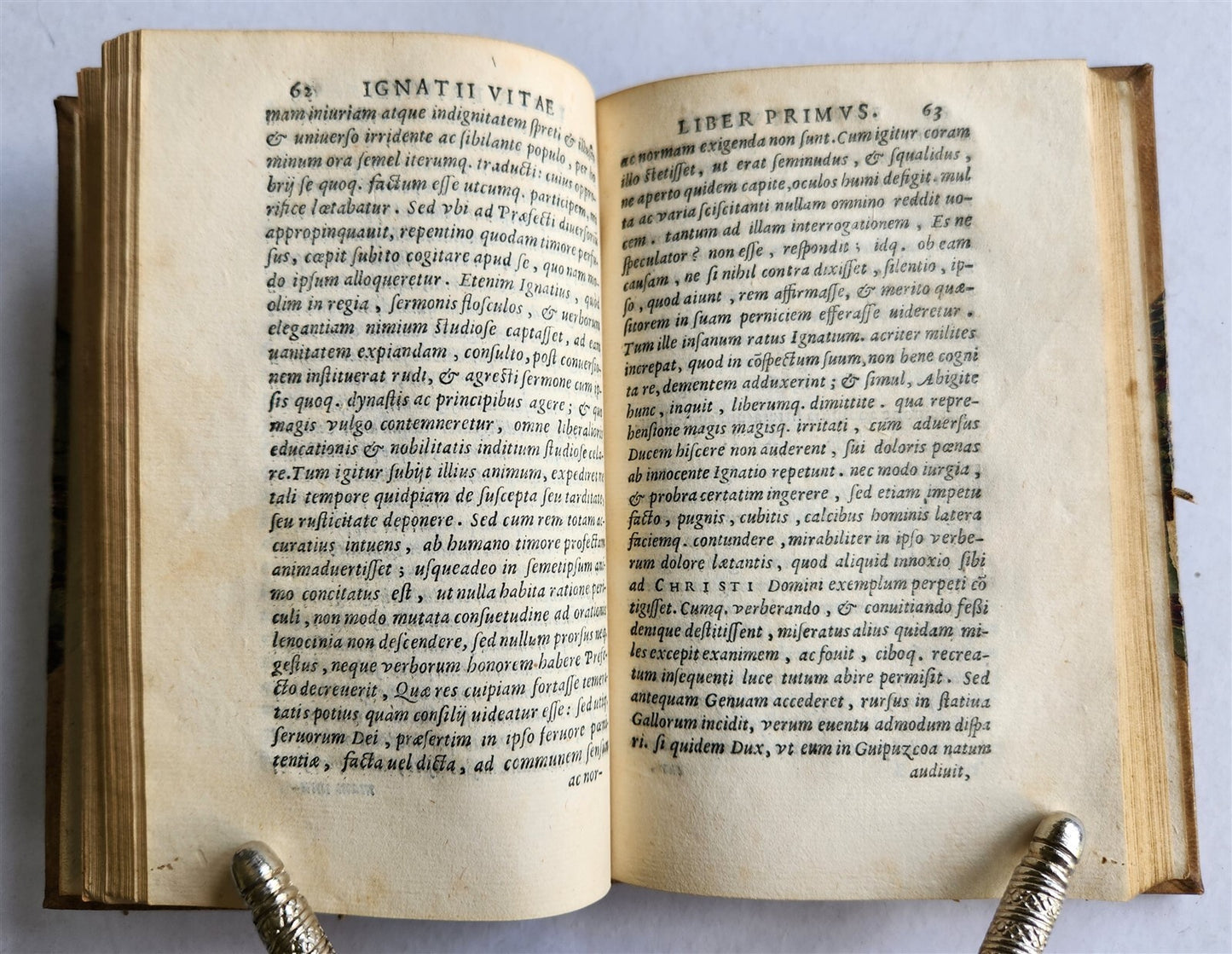 1585 IGNATII LOYOLA BIOGRAPHY antique De vita et moribus Ignatii Loiolae 16th C.