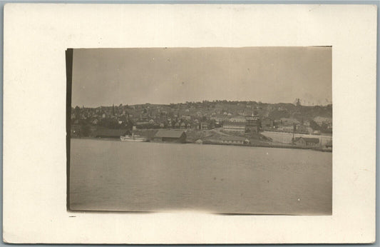 GALION OH GENERAL VIEW ANTIQUE REAL PHOTO POSTCARD RPPC