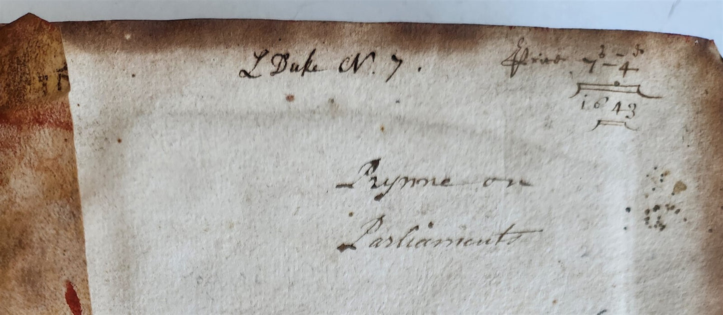 1643 TREACHERY & DISLOYALTY of PAPISTS to THEIR SOVEREIGNES antique in ENGLISH