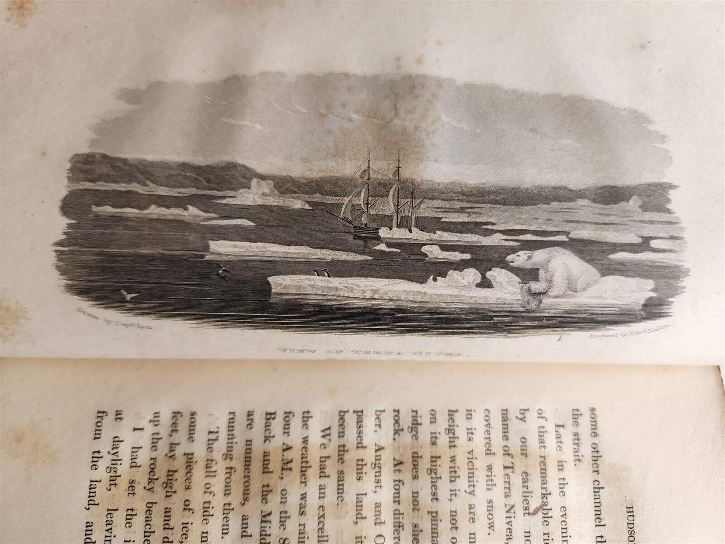 1825 TRAVELS antique NARRATIVE OF AN UNSUCCESSFUL ATTEMPT TO REACH REPULSE BAY