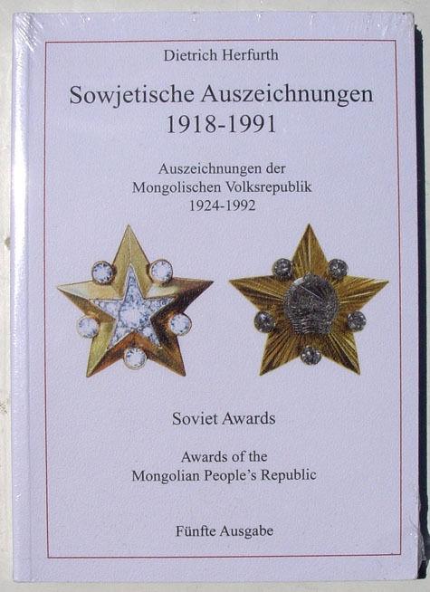 RUSSIAN SOVIET & MONGOLIAN ORDERS AWARDS GERMAN REFERENCE BOOK