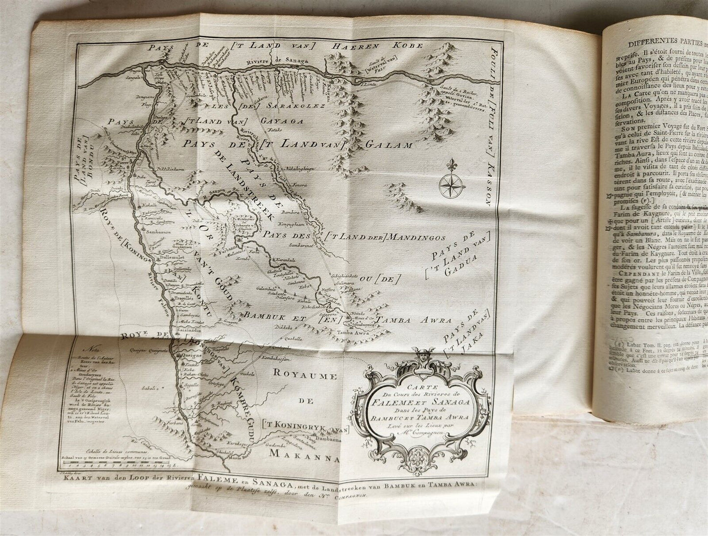 1747 TRAVELS TO AFRICA antique Histoire generale des voyages vol. 3 ILLUSTRATED
