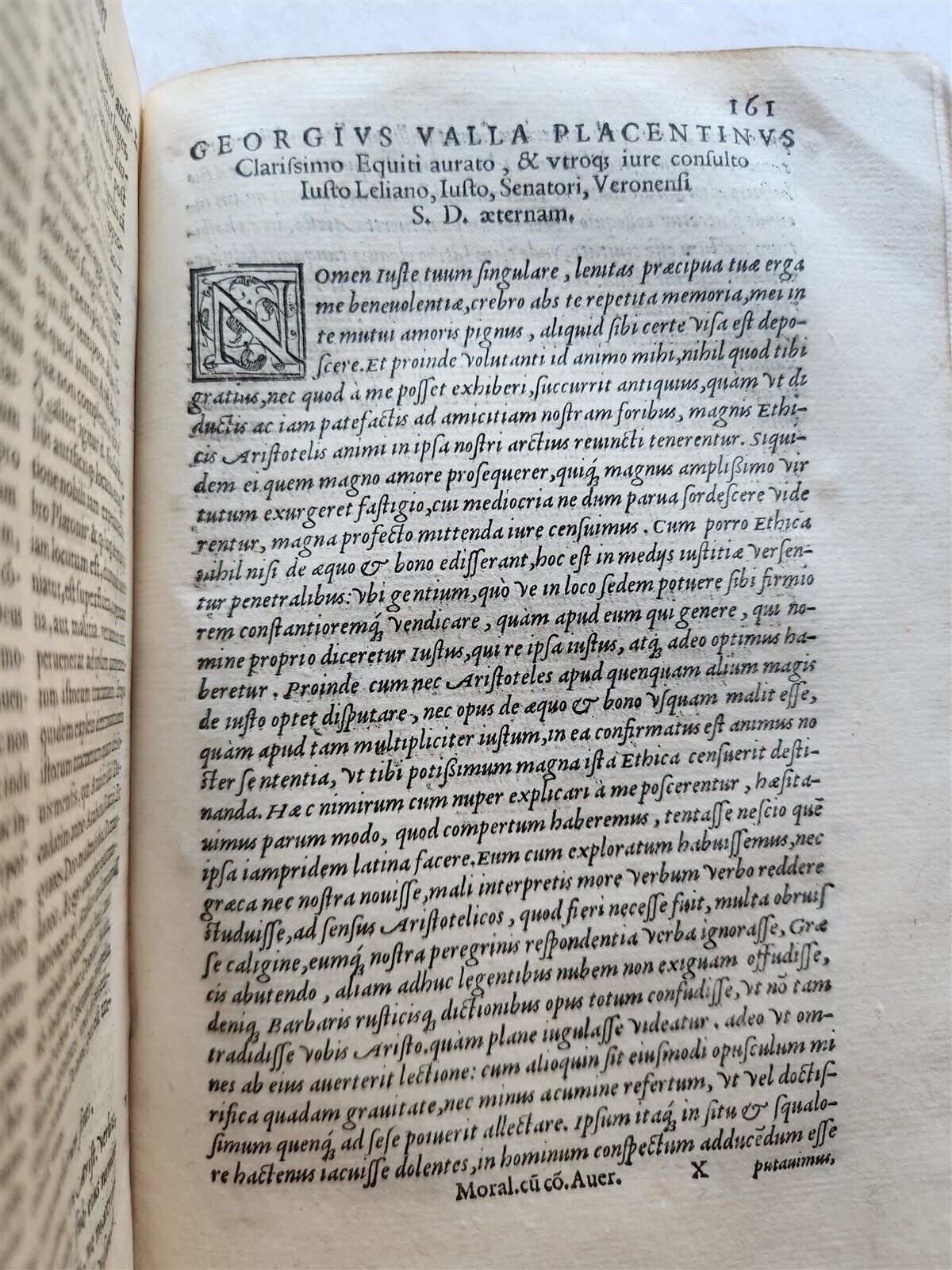1562 ARISTOTLE STAGIRITAE COMMENTARIES by IBN RUSHD antique 16 century VELLUM
