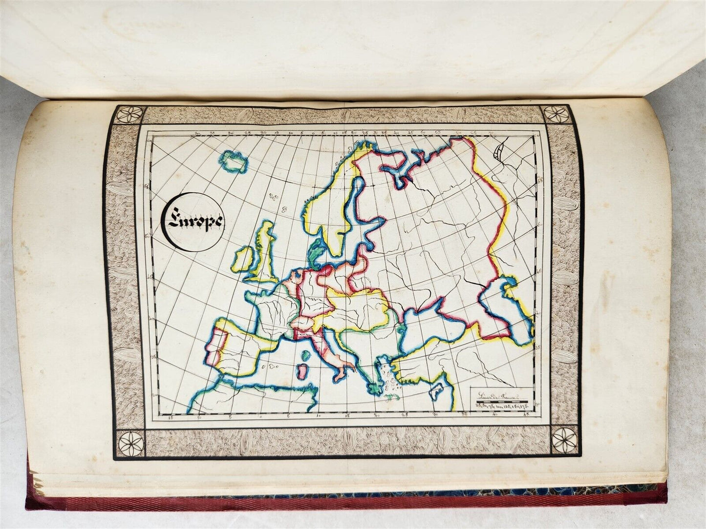 1840 MANUSCRIPT in FRENCH antique FOLIO 57 leaves