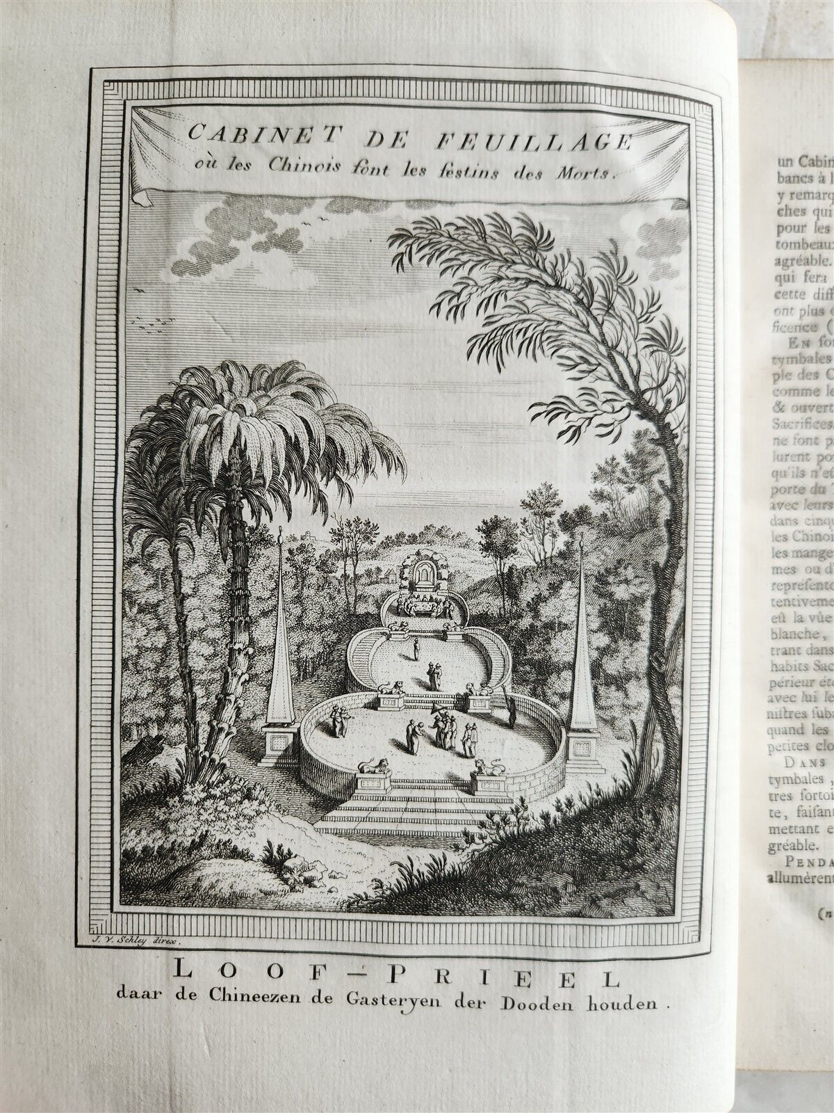 1755 TRAVELS TO EAST INDIES SIAM antique Histoire generale des voyages ILLUSTR.