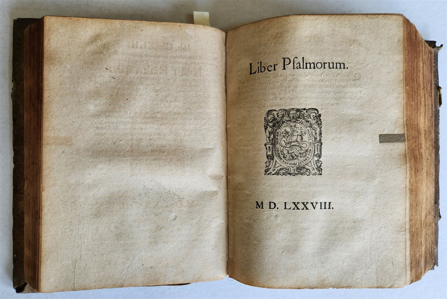 1578 BIBLE in LATIN OLD TESTAMENT ANTIQUE 16th CENTURY PIGSKIN BOUND L. OSIANDER