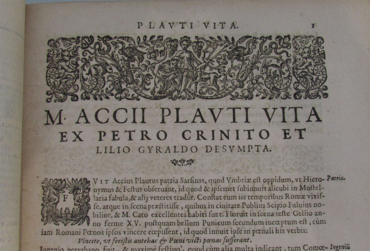 1616 LATIN POETRY ANTHOLOGY antique POETARUM CLASSICORUM