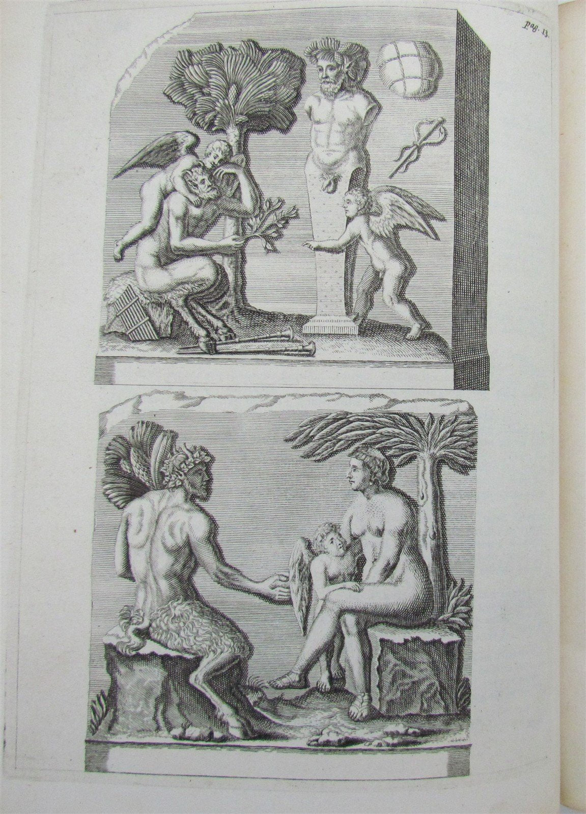 1708 TIBULLUS LATIN POETRY ARMORIAL VELLUM BINDING antique ILLUSTRATED