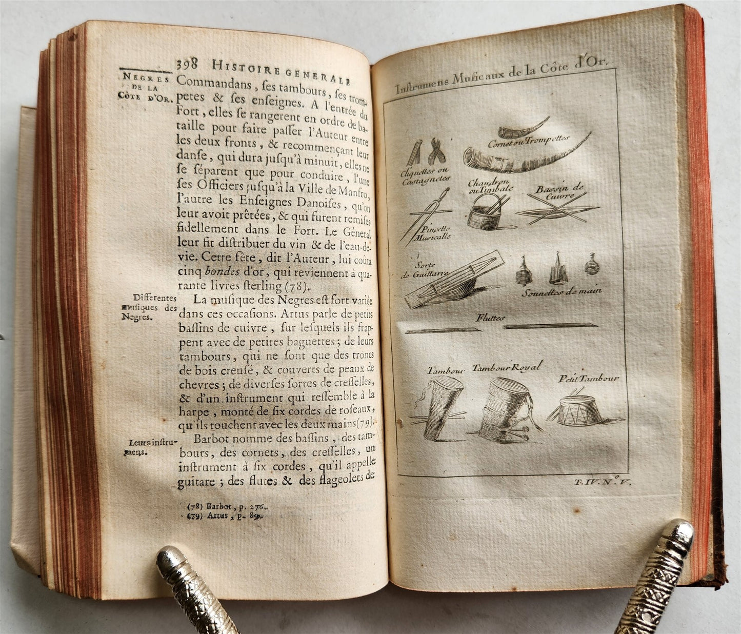 1748 HISTOIRE des VOYAGES VOL.13 antique illustrated AFRICA TRAVELS GHANA GUINEA