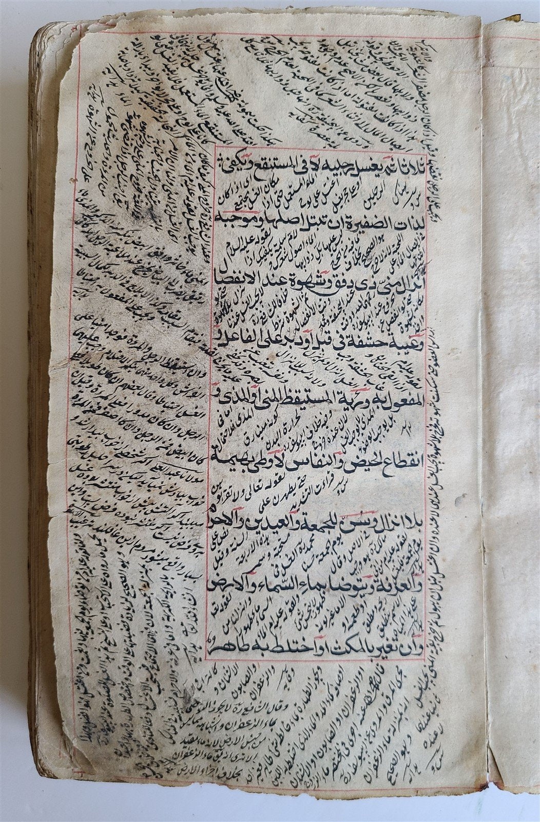 1784 ARABIC LAW MANUSCRIPT antique ISLAMIC MUKHTASAR AL WIQAYA
