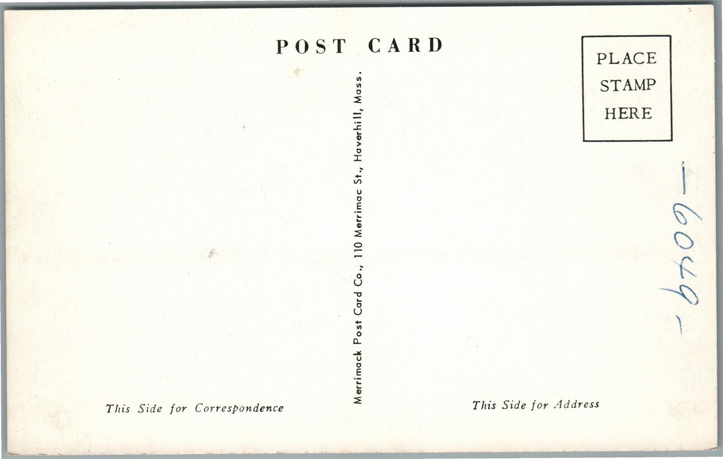 BRIDGEPORT OH POST OFFICE VINTAGE POSTCARD
