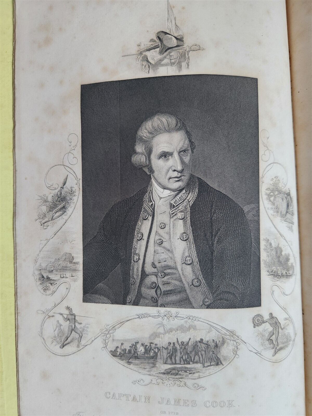 1860 VOYAGES of CAPTAIN COOK ROUND THE WORLD 2 vols ILLUSTRATED antique ENGLISH